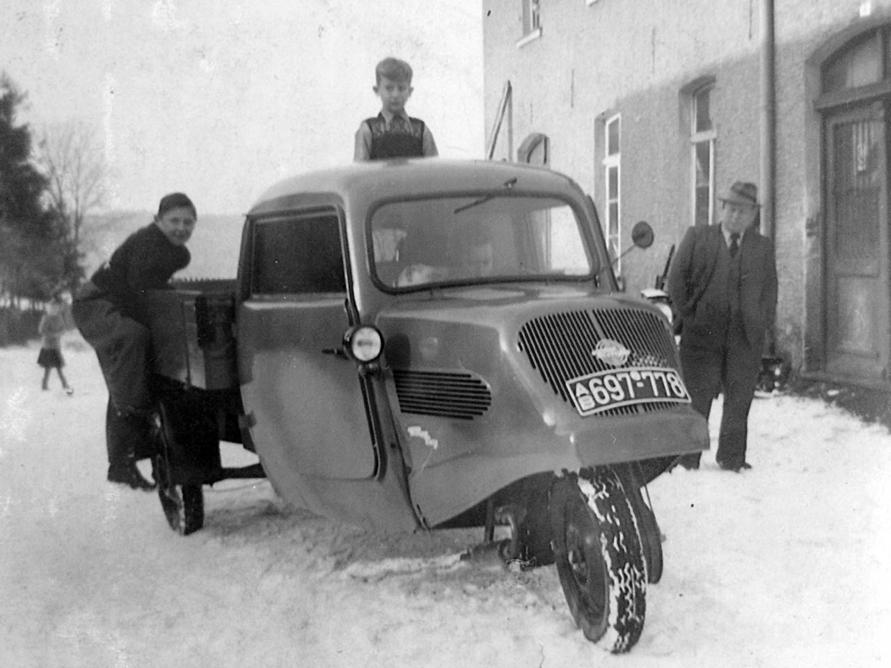 1951 - 1. Firmenfahrzeug Firma Wolf